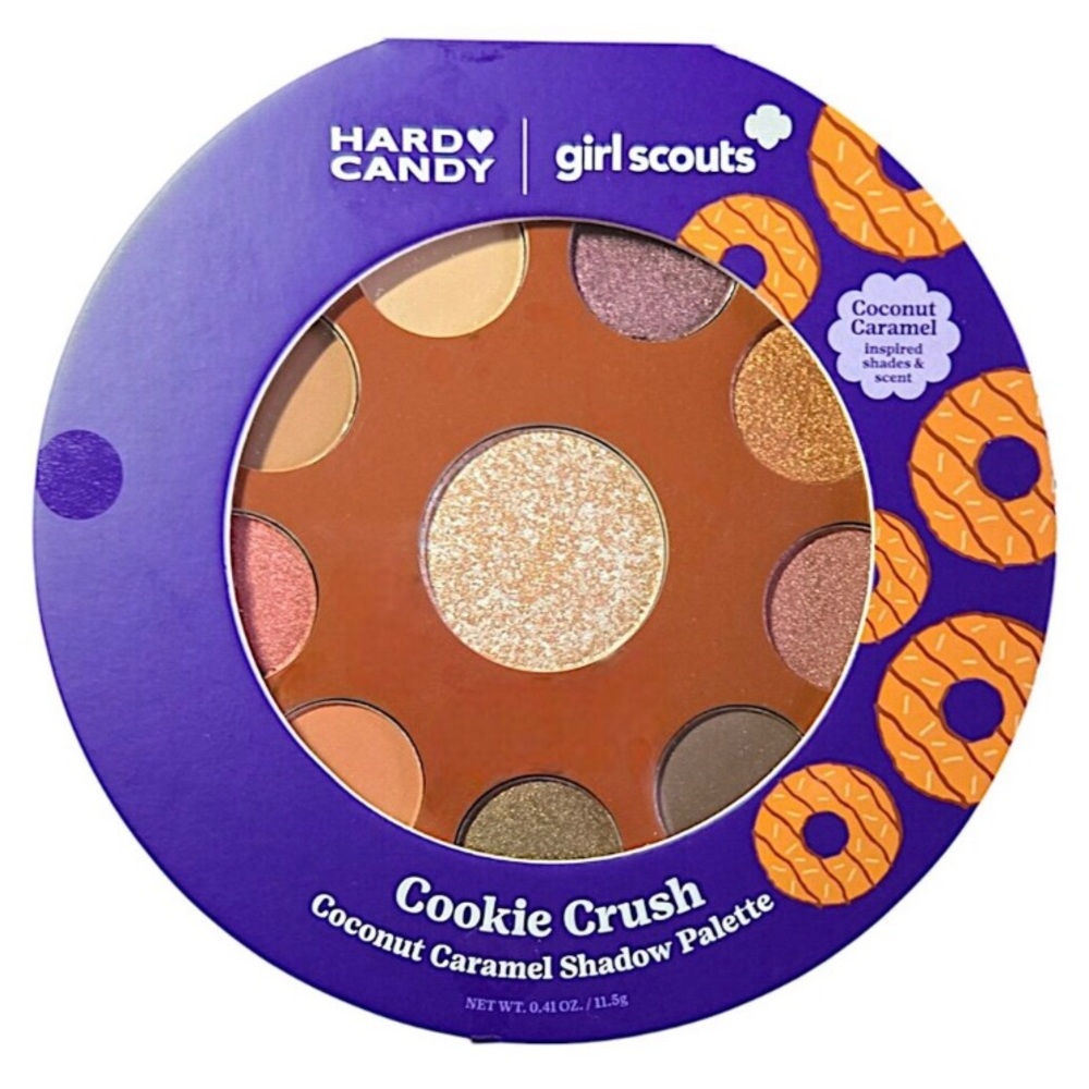 ☀️ Hard Candy Girl Scouts Coconut Caramel Cookie Crush Eyeshadow Palette